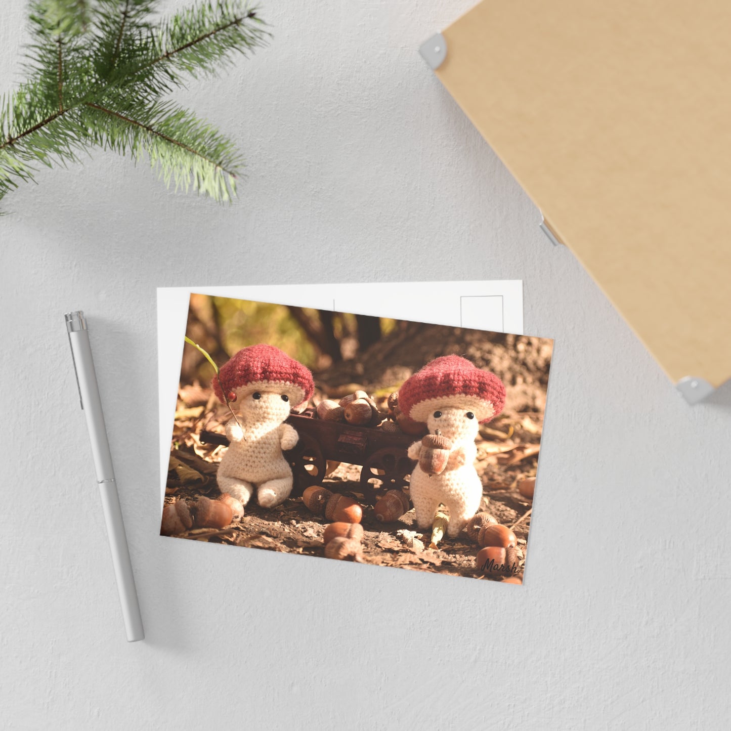 Collection Day- Woolyshroom Postcards