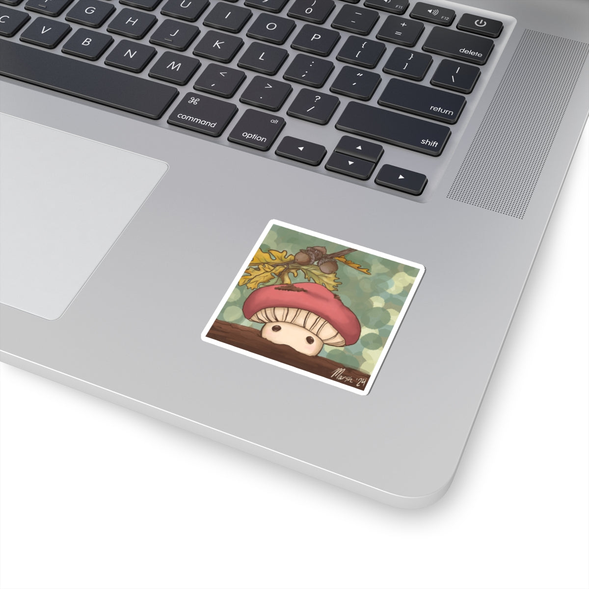 Woolyshroom Sticker- Square Design