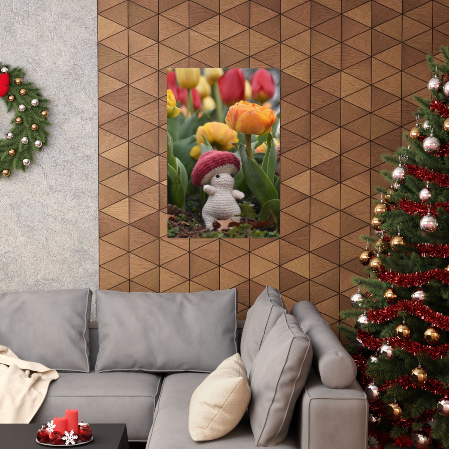 Tulip Tales Woolyshroom print