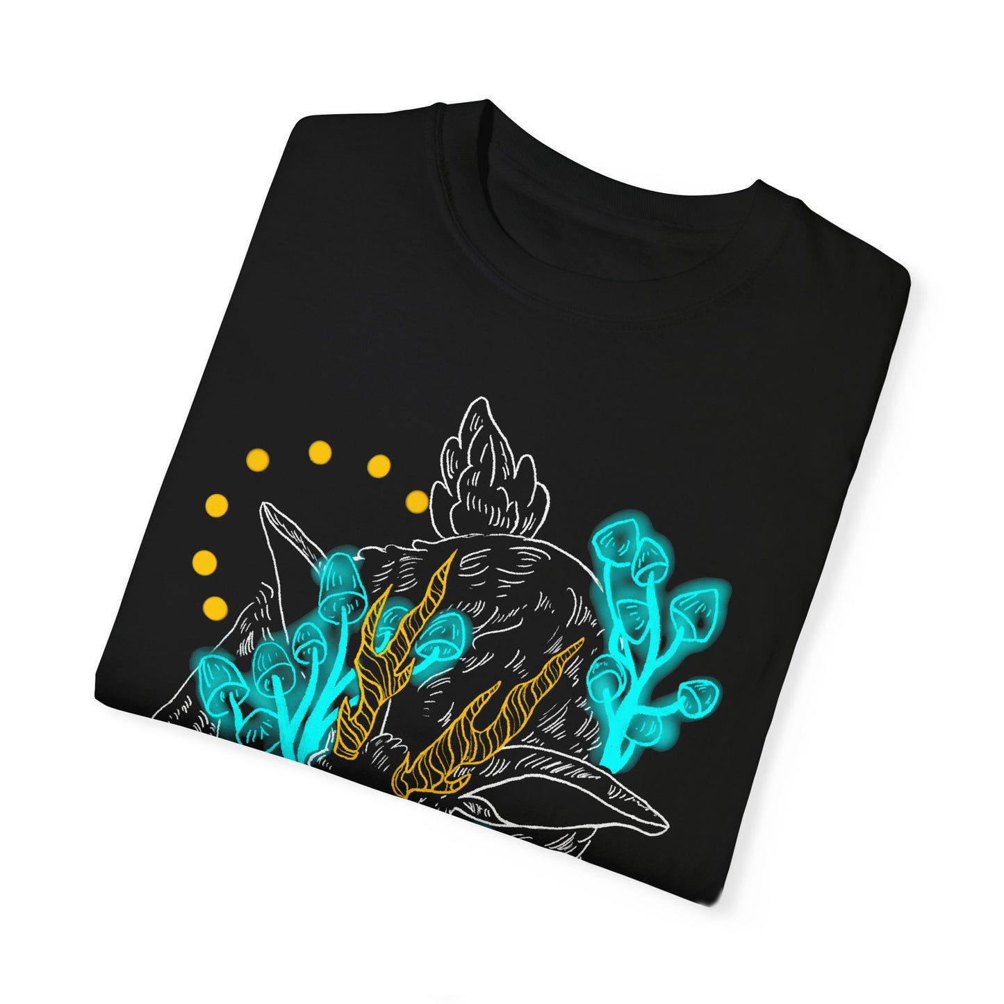 Jackalope Mushroom Unisex Garment-Dyed T-Shirt