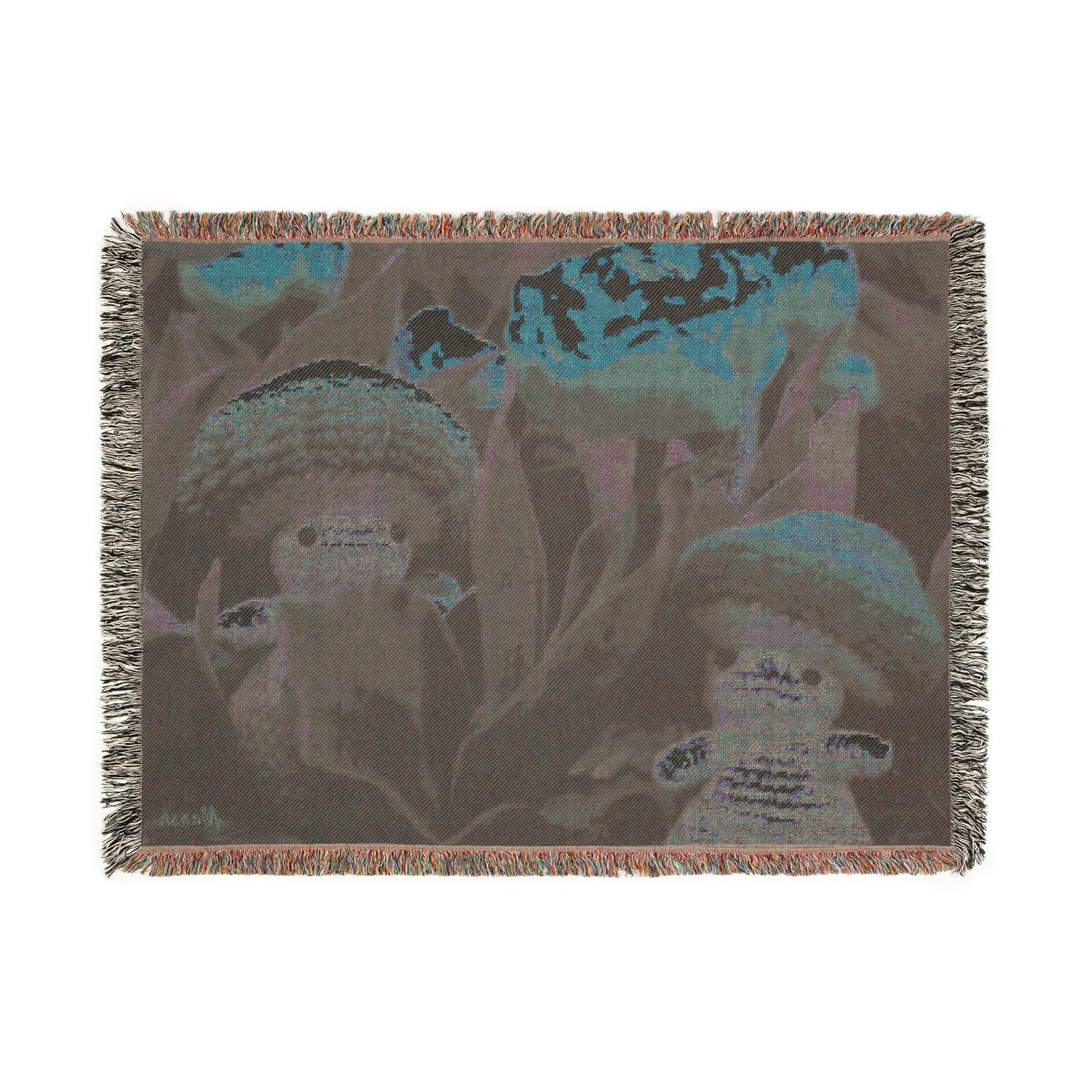 Tulip Tales Woolyshroom Woven Blanket