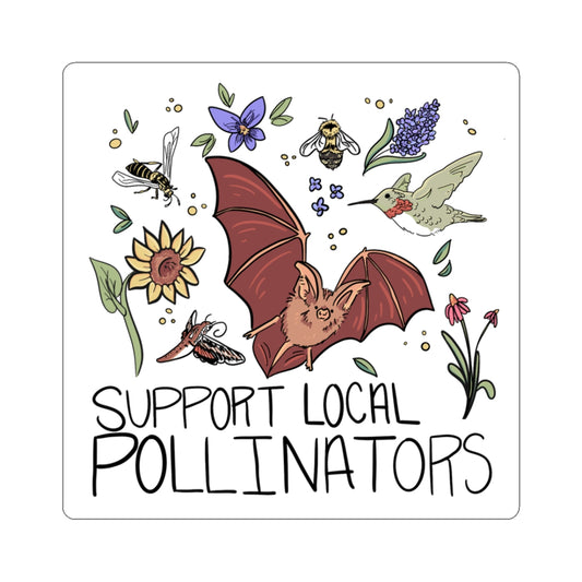 Support Local Pollinators Sticker