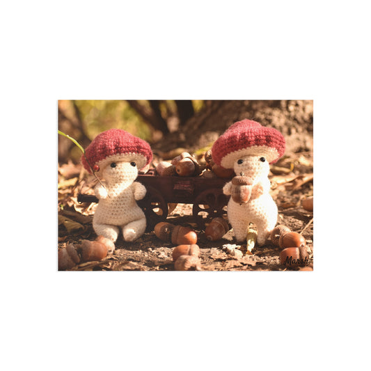 Collection Day- Woolyshroom Postcards