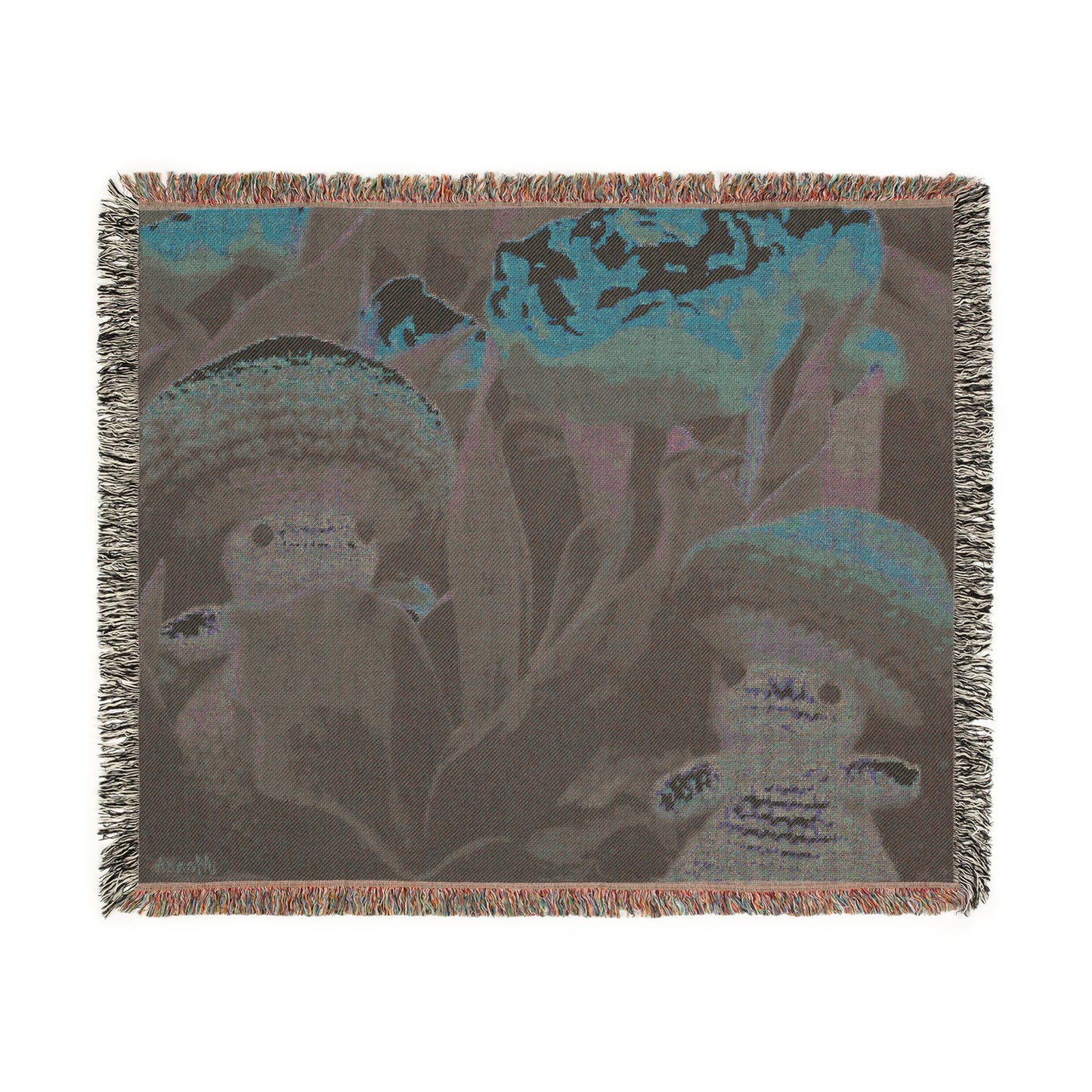 Tulip Tales Woolyshroom Woven Blanket